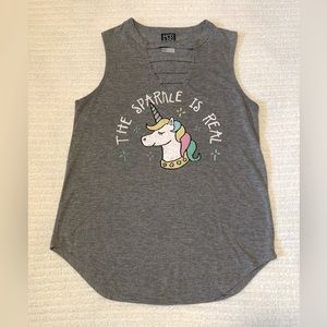 Women’s Unicorn Tank • The Sparkle is Real • Size Medium